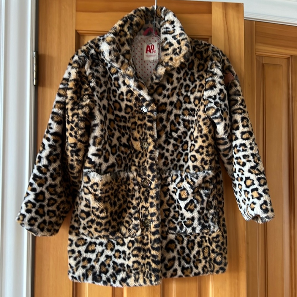 Faux Fur Leopard Jacket